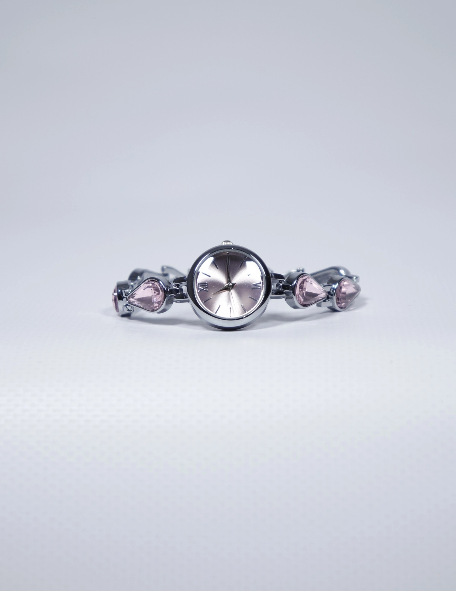 Rosalyn Charm Kadın Saat – Pembe Taş Detaylı & Zarif Tasarım