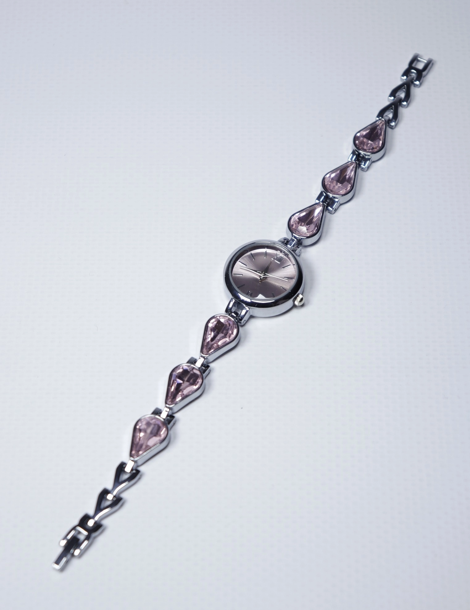 Rosalyn Charm Kadın Saat – Pembe Taş Detaylı & Zarif Tasarım