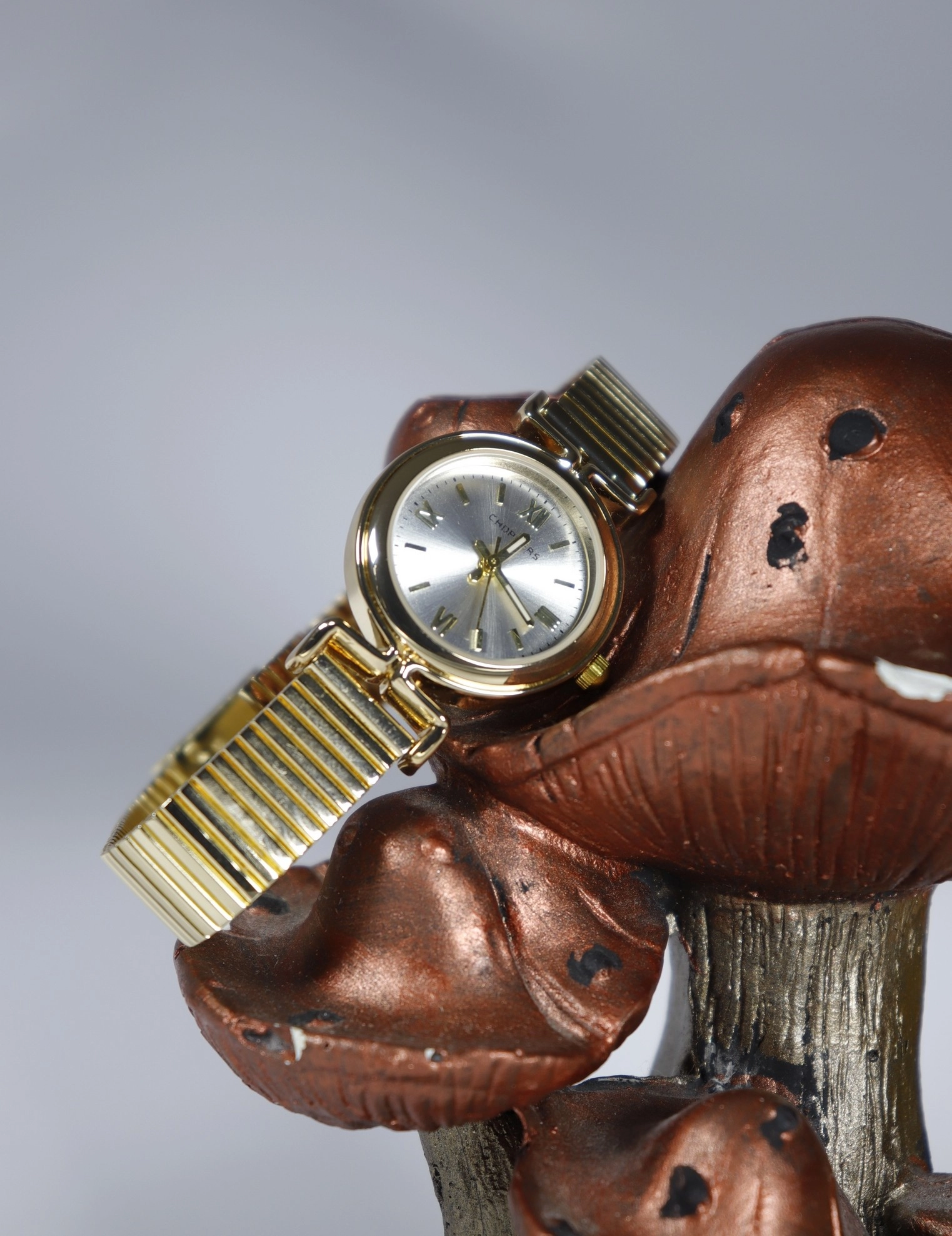 Aurora Classic Kadın Çelik Saat – Altın Tonlu Klasik Tasarım