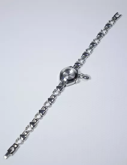 Silver Heartbeat Kadın Kol Saati | Kalpli Model