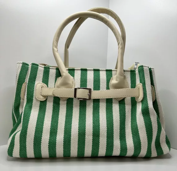 Kanvas Kadın El Çantası | Astarlı, Fermuarlı, Hafif ve Şık Tasarım