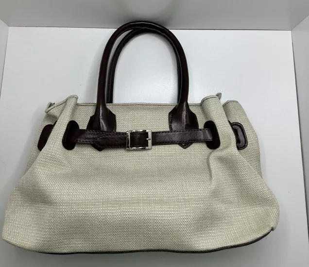 Kanvas Kadın El Çantası | Astarlı, Fermuarlı, Hafif ve Şık Tasarım